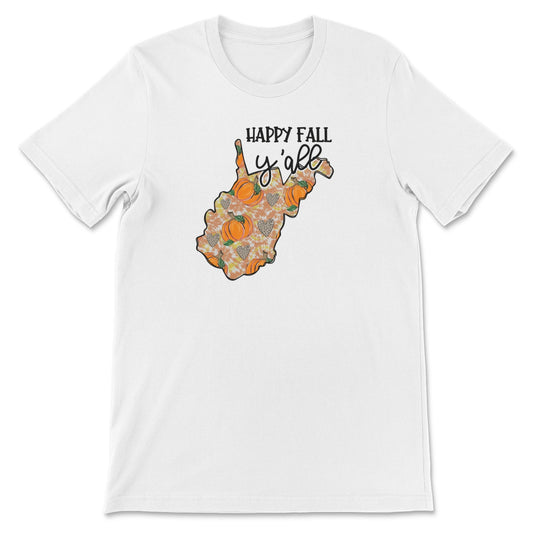 Happy Fall West Virginia Tee-0