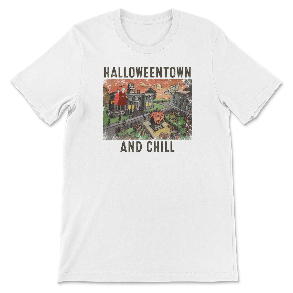 Halloweentown and Chill Tee-0