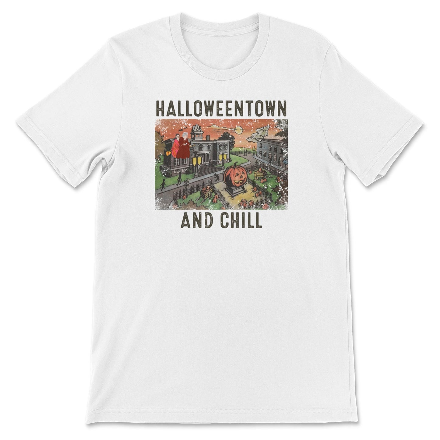 Halloweentown and Chill Tee-0