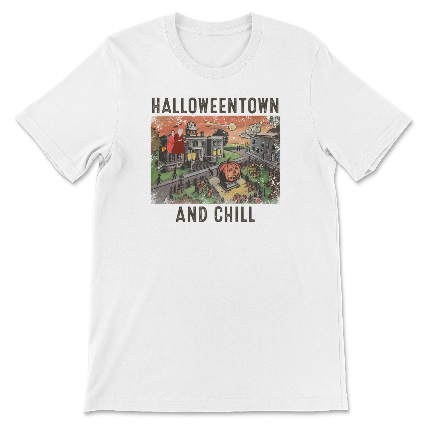 Halloweentown and Chill Tee-0